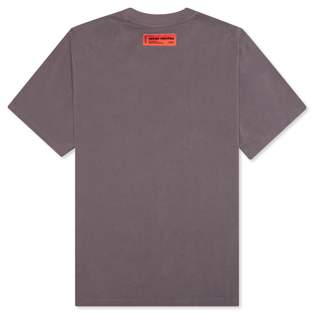 Heron Censored S/S Tee - Grey/Yellow