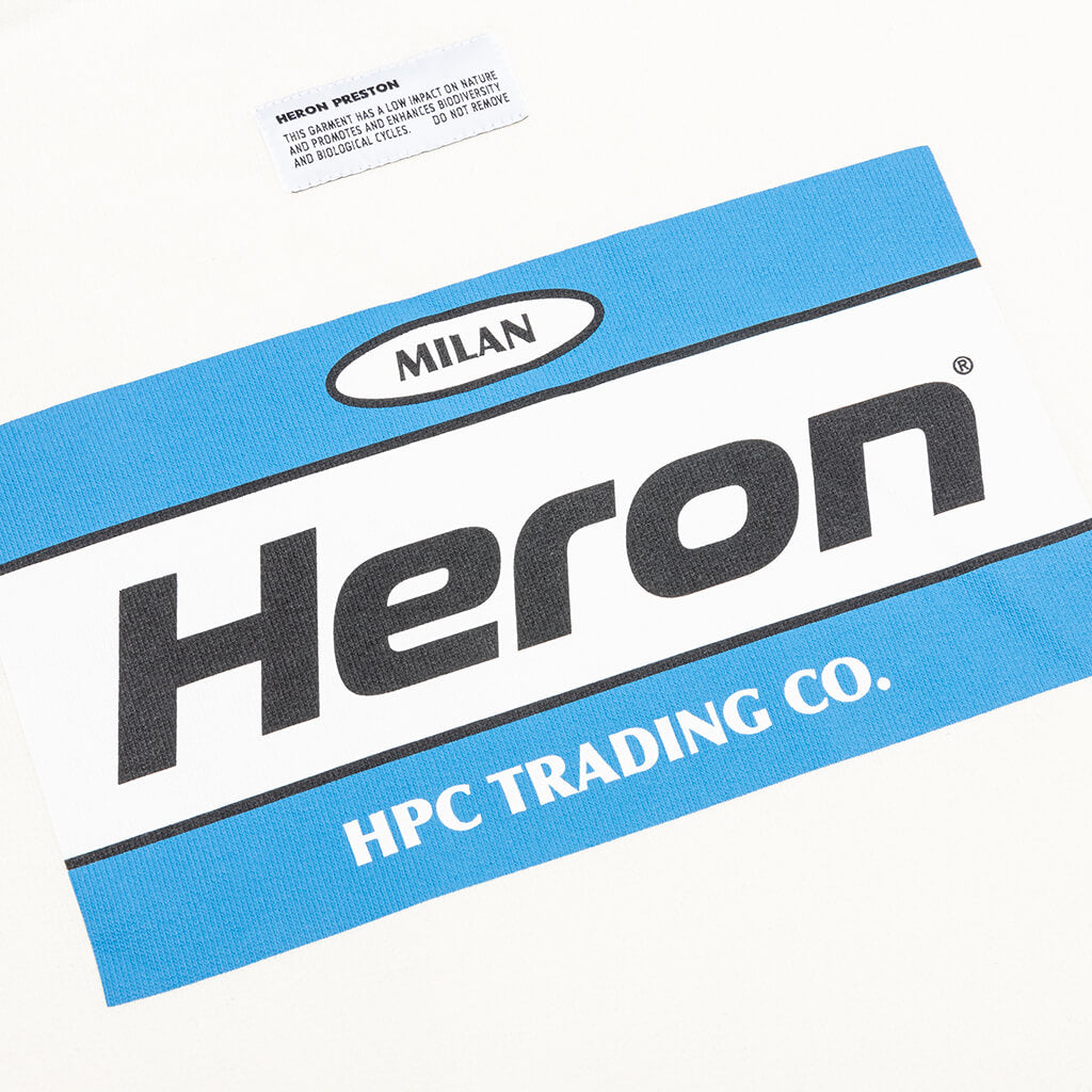Heron Gum Crewneck - Cream/Light Blue