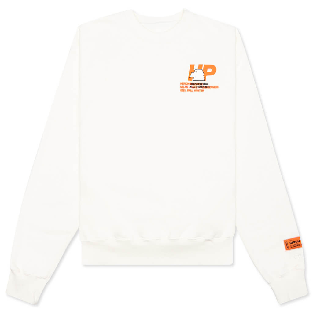 Heron Gum Crewneck - Cream/Light Blue