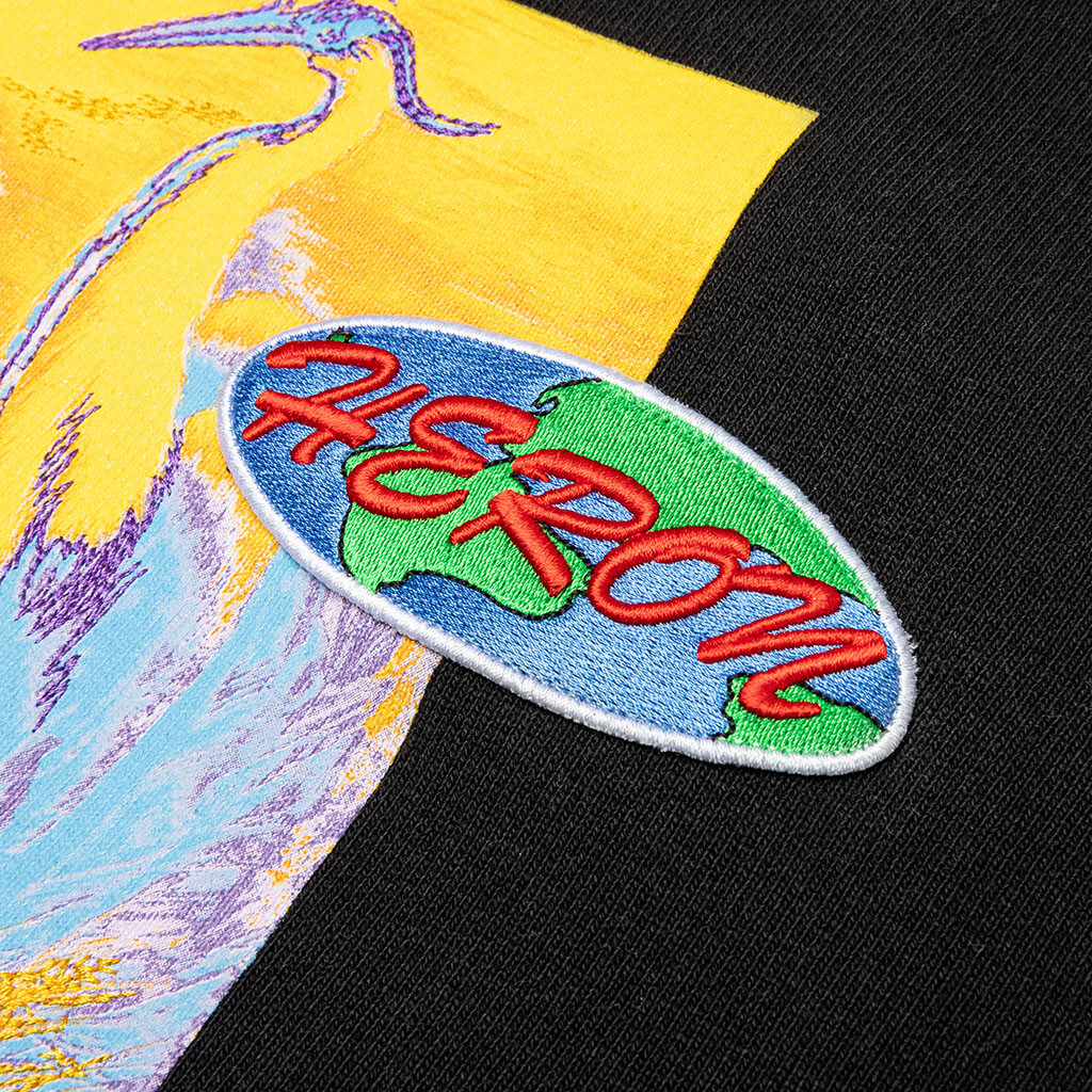 Hoodie Heron KK22 - Black/Yellow