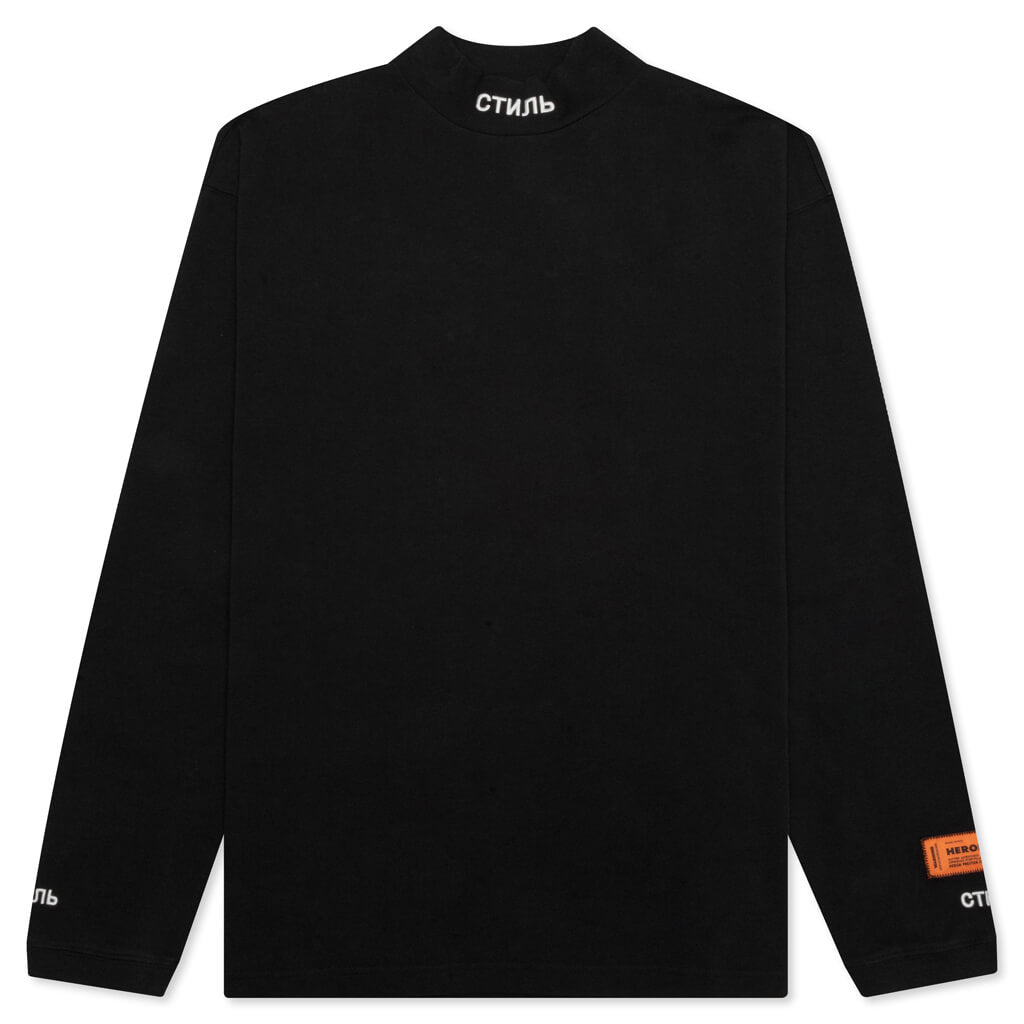 L/S Turtleneck CTNMB - Black/White