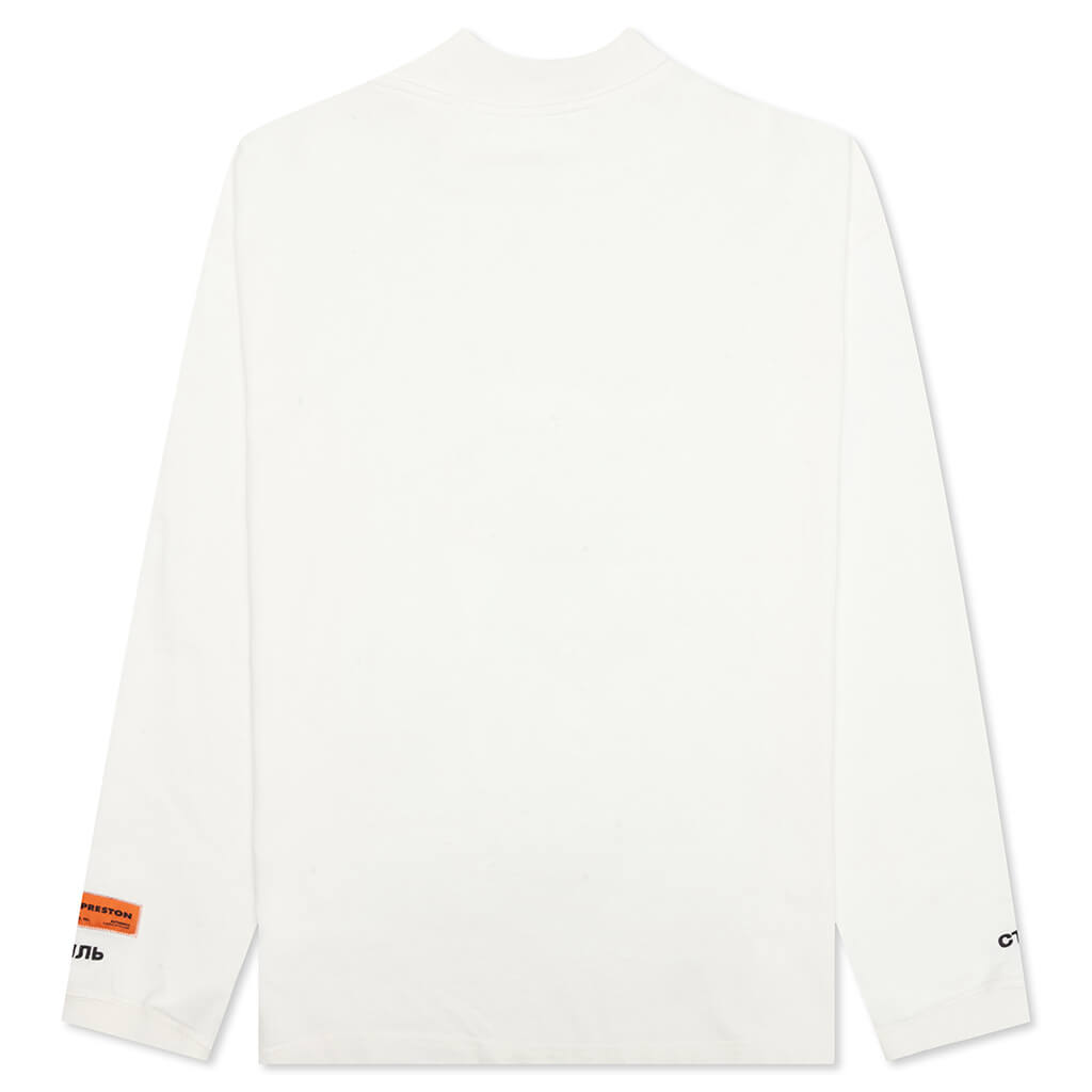 L/S Turtleneck CTNMB - White/Black