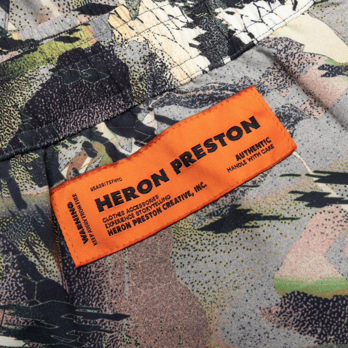 Nylon Swimshorts - Camouflage Green