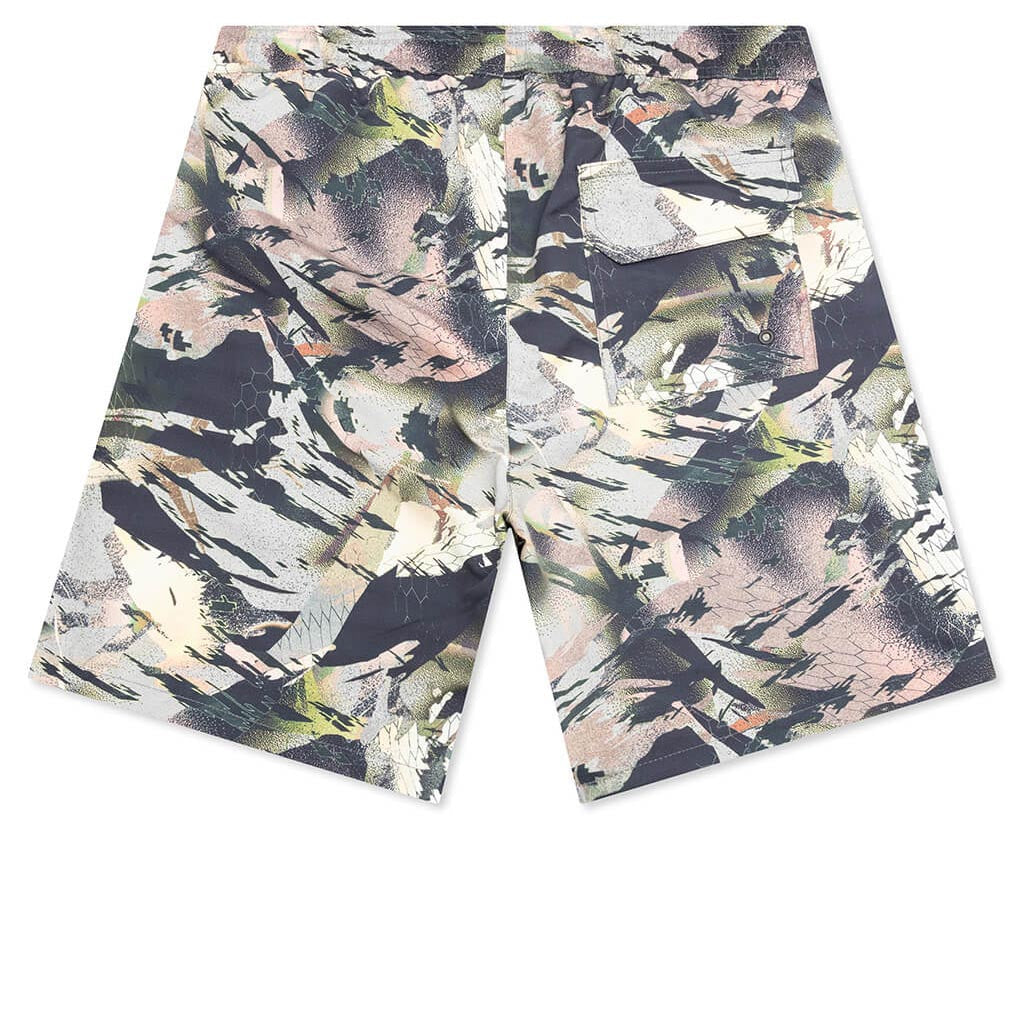 Nylon Swimshorts - Camouflage Green
