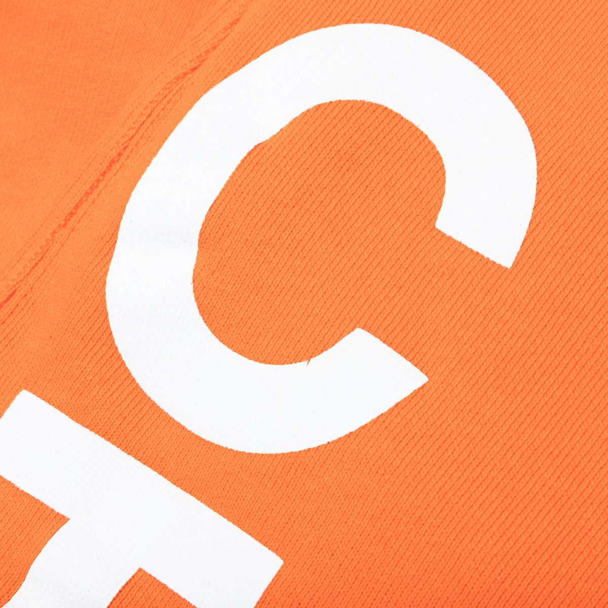 Plain Sweatpants CTNMB Vertic - Orange/White