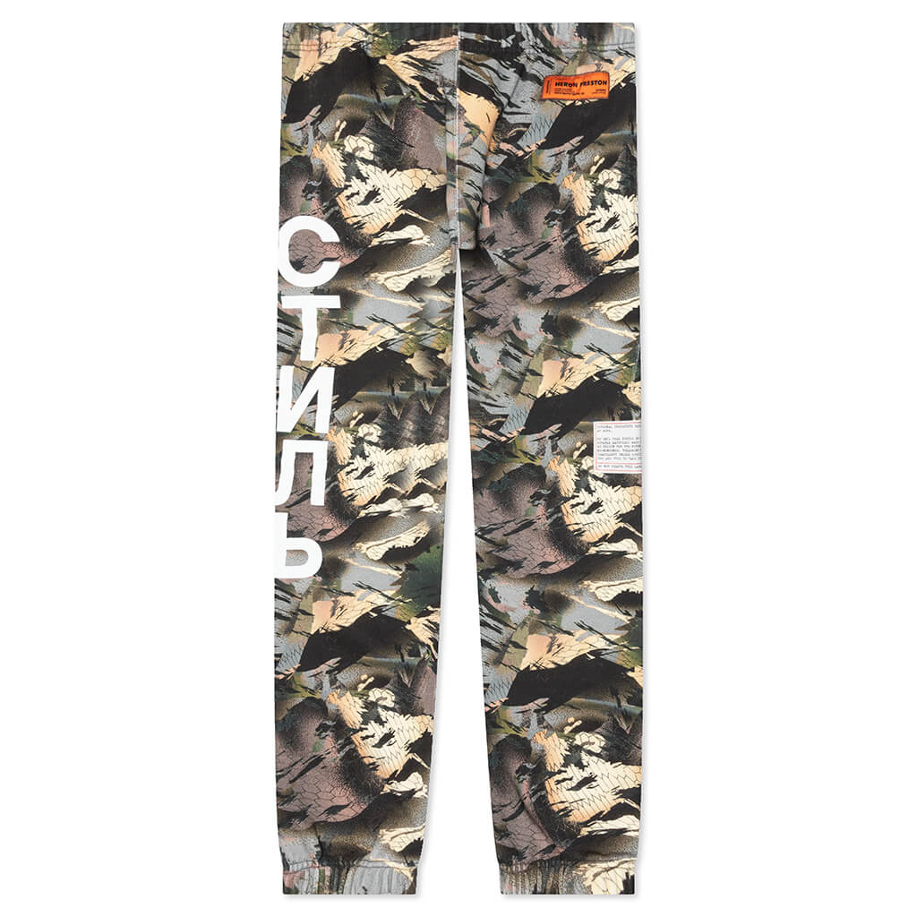 Plain Sweatpants Camo CTNMB - Camouflage Green