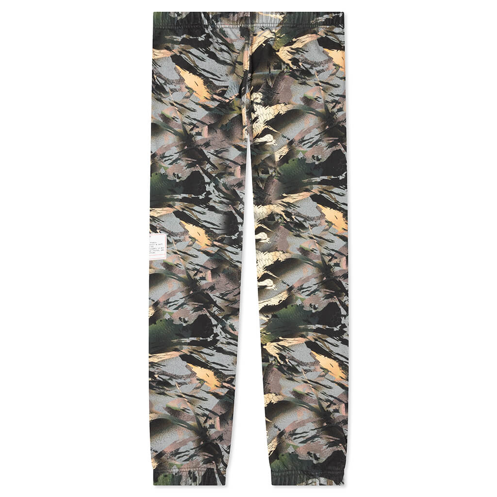 Plain Sweatpants Camo CTNMB - Camouflage Green