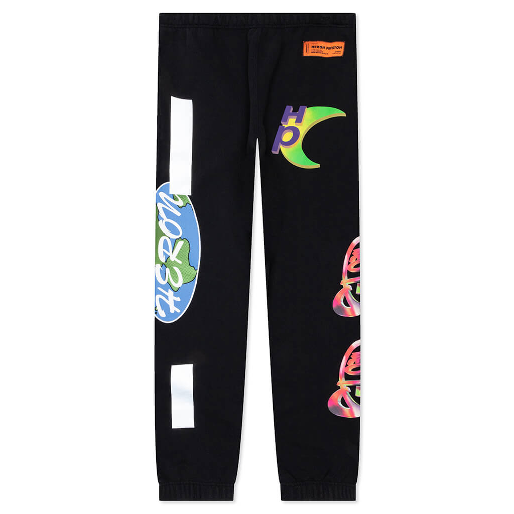 Plain Sweatpants GL Collage - Black/Blue
