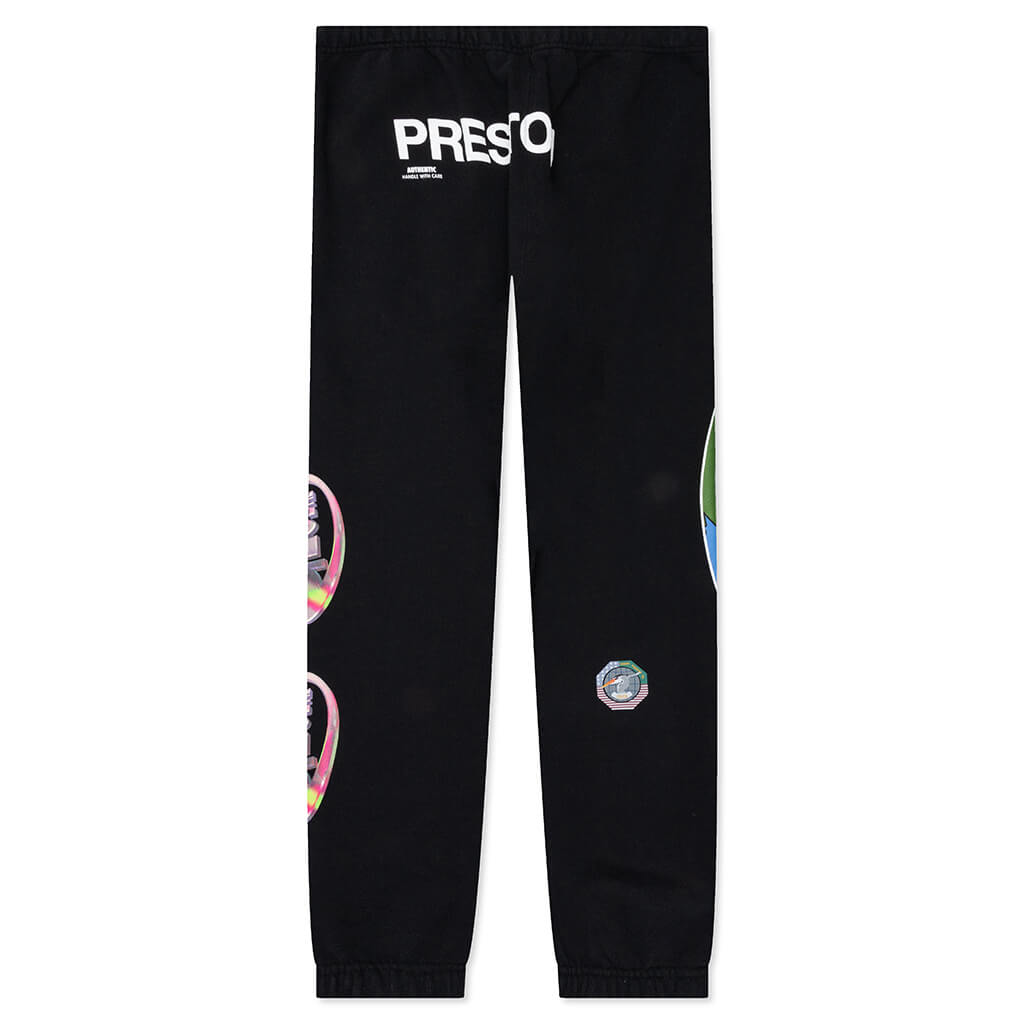 Plain Sweatpants GL Collage - Black/Blue