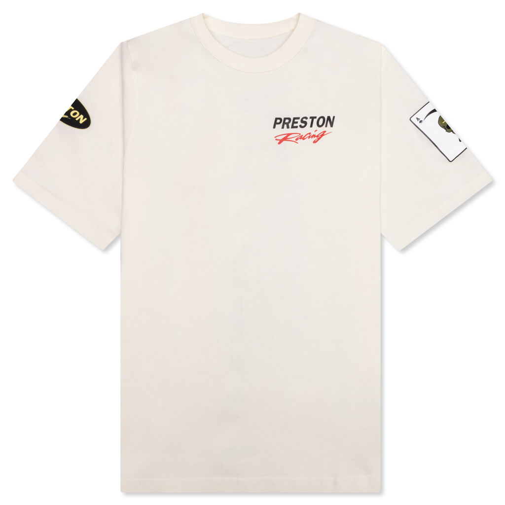 Preston Racing S/S Tee - White/Black