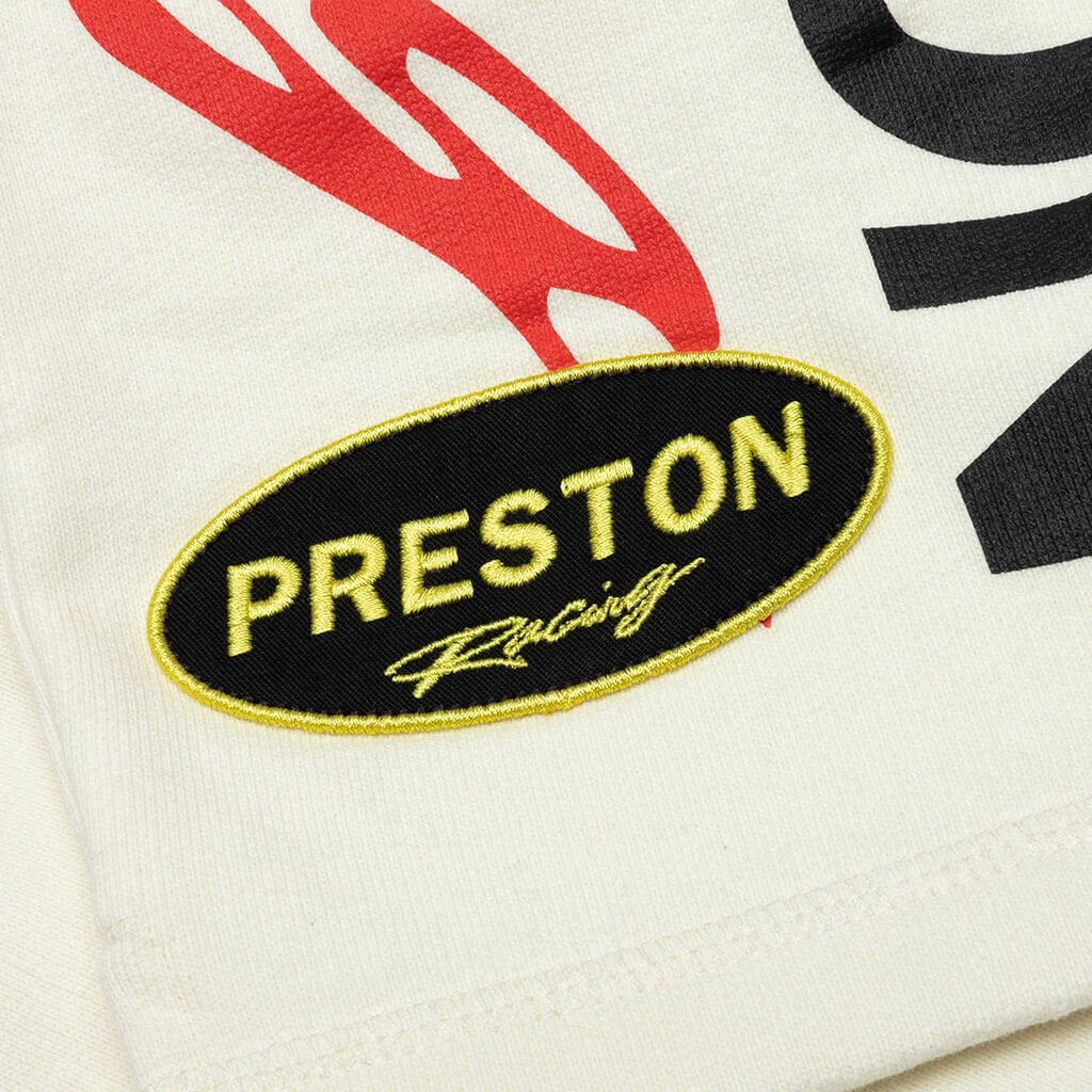 Racing Sweat Shorts - White/Black
