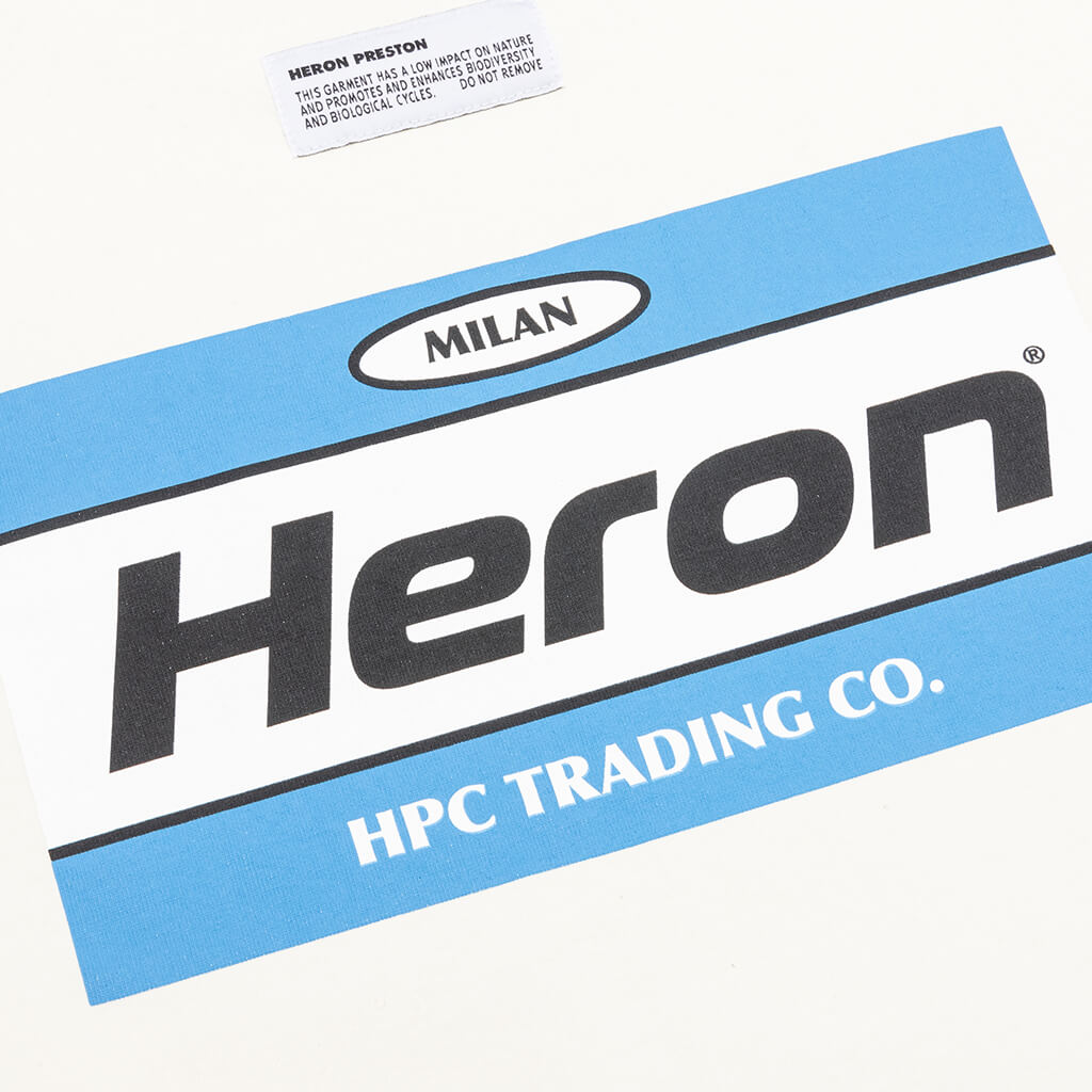 Reg Heron Gum S/S Tee - Cream/Light Blue