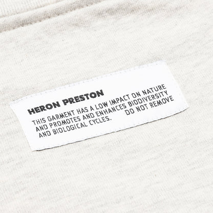S/S Turtleneck Pocket CTNMB - Grey Melange/White
