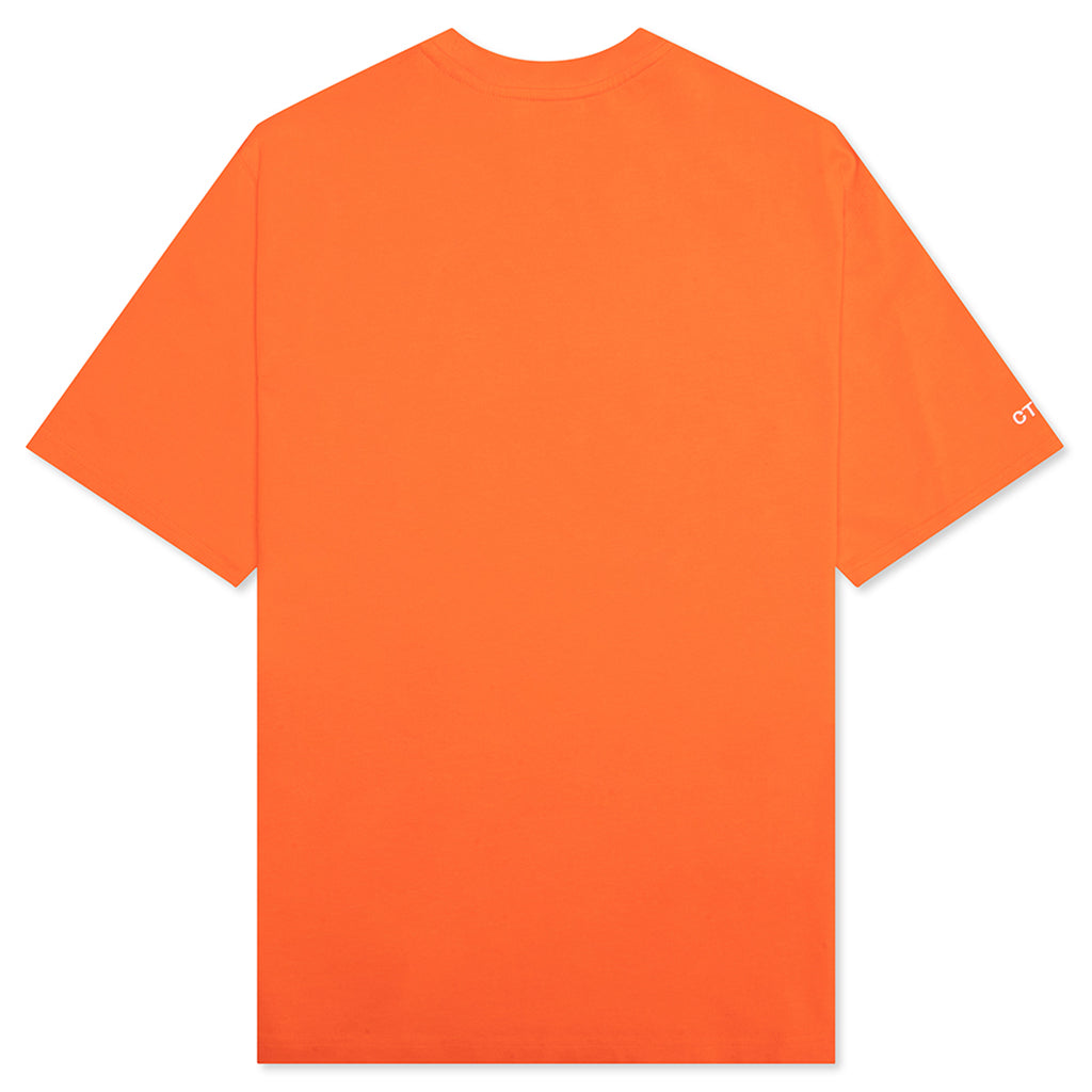 S/S Turtleneck CTNMB - Orange/White