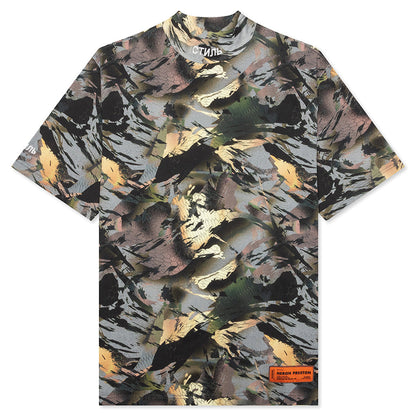 S/S Turtleneck Camo - Camouflage Green