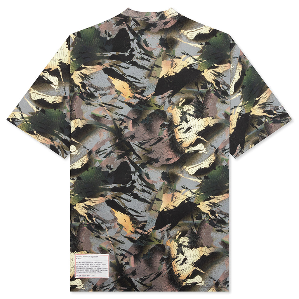 S/S Turtleneck Camo - Camouflage Green