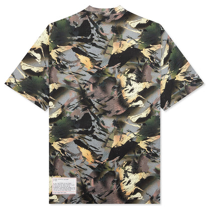 S/S Turtleneck Camo - Camouflage Green