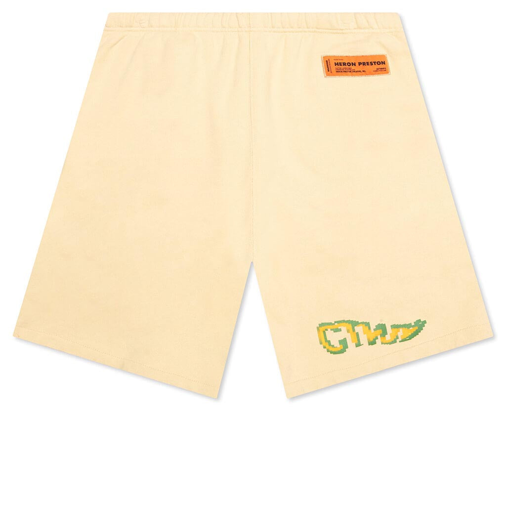 Sweatshorts CTNMB Pixel Warp - Beige/Green