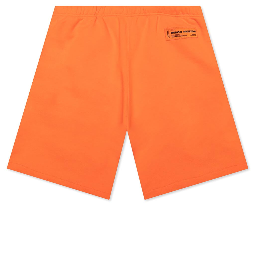 Sweatshorts Logo Recycled CO - Orange/No Color