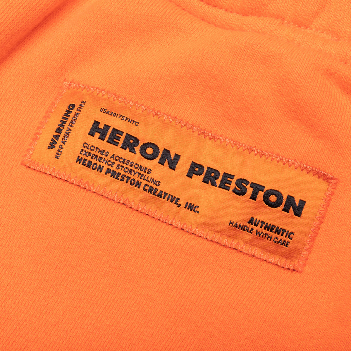 Sweatshorts Logo Recycled CO - Orange/No Color