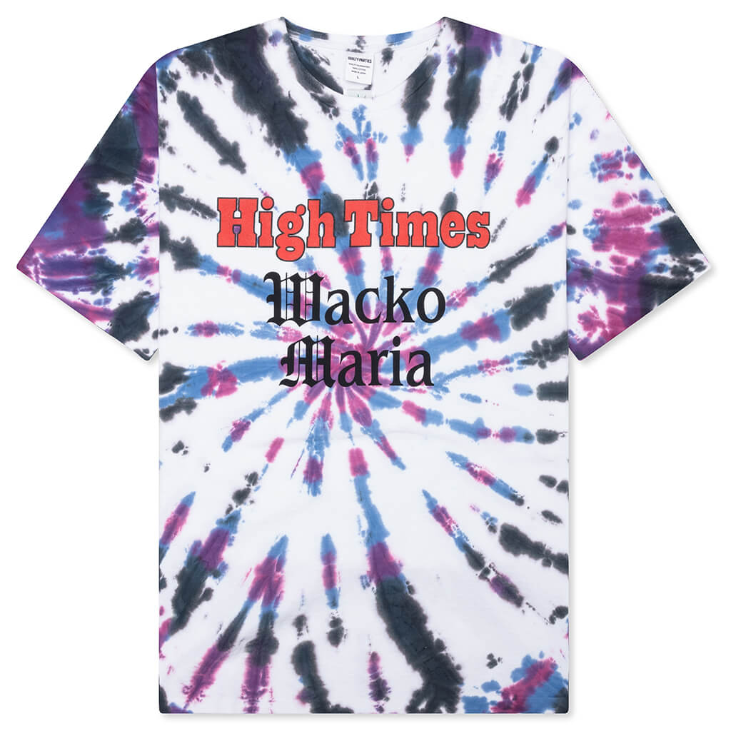 High Times Tie Dye Crewneck T-Shirt Type-2 - Multi