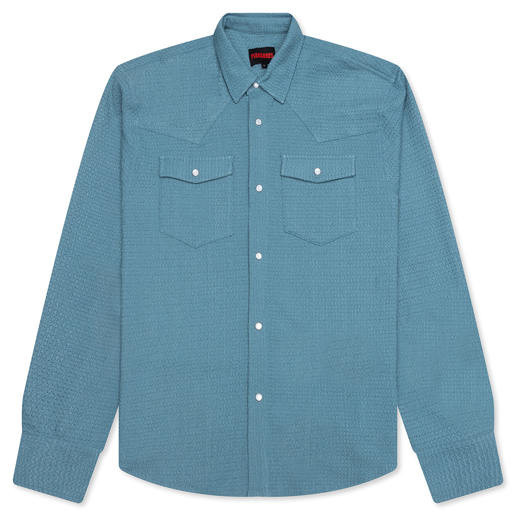 Hive Western Shirt - Blue
