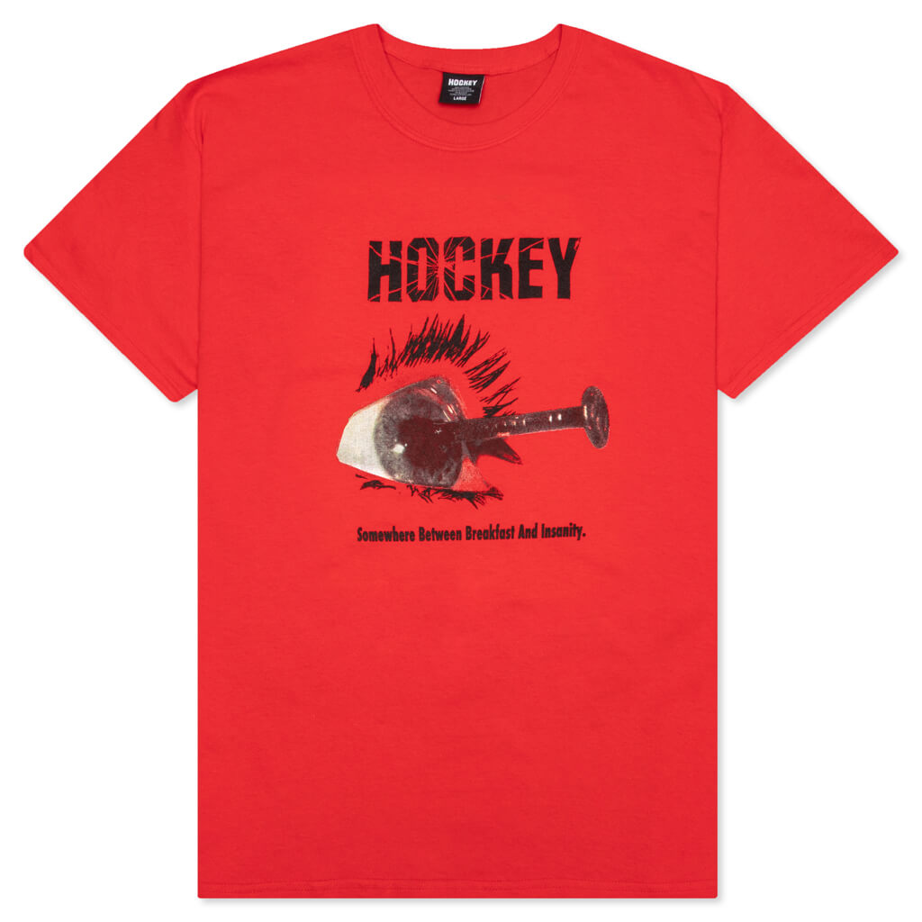Breakfast Insanity Tee - Red