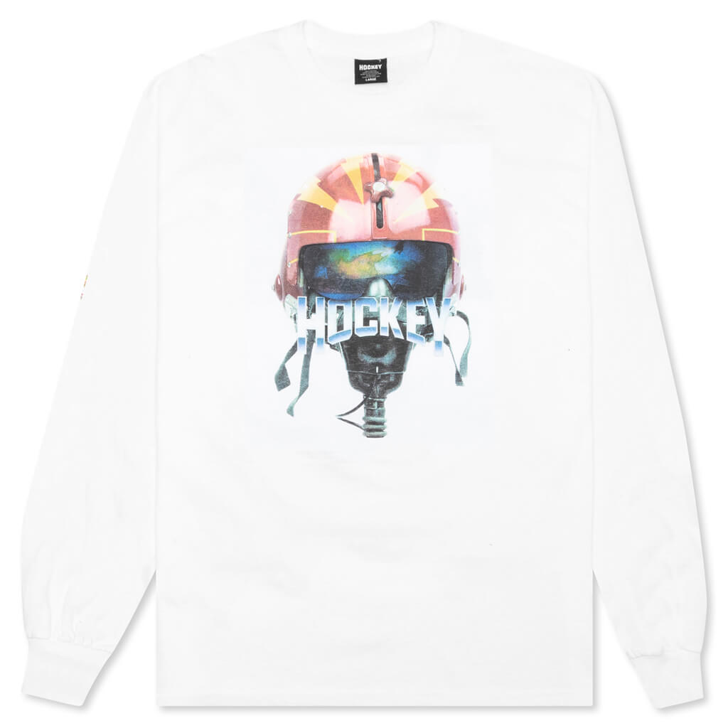 Eject L/S Tee - White