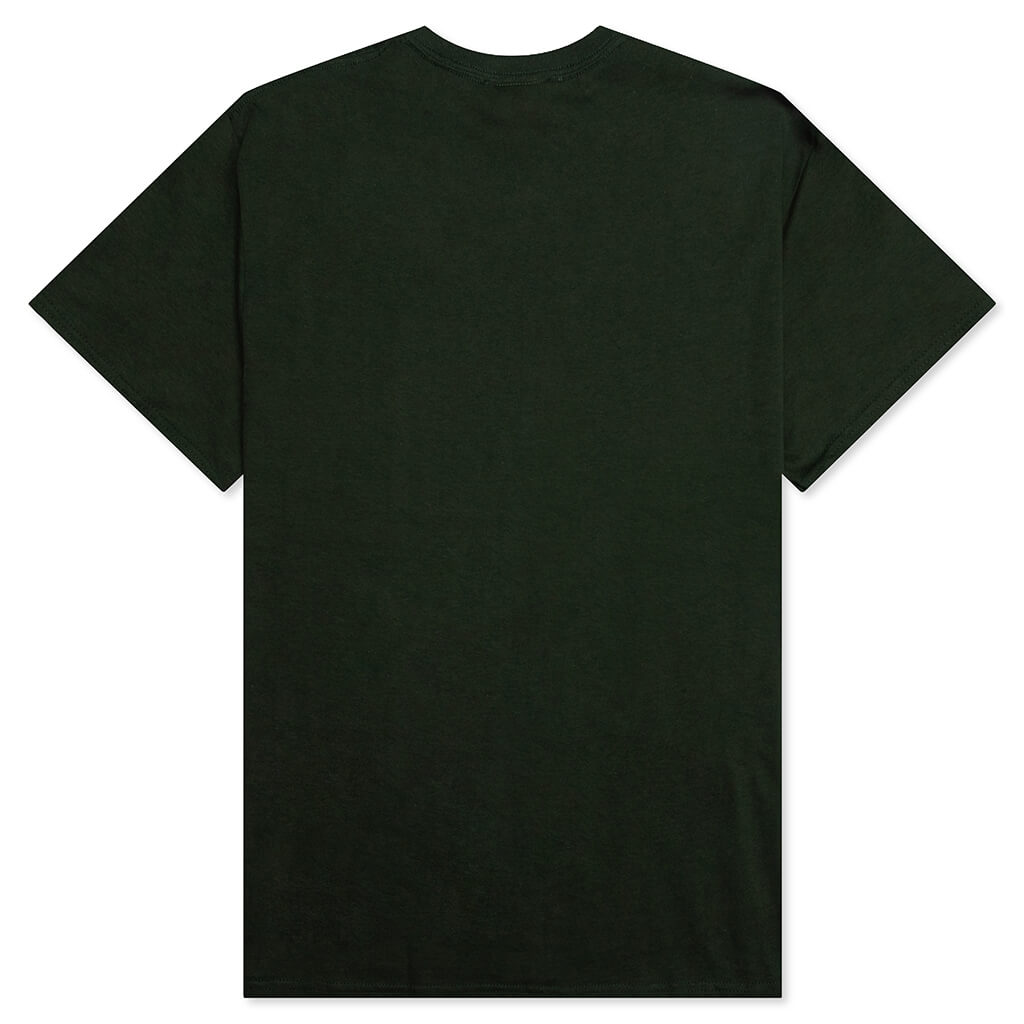 Happy To Be Here Tee - Forest Green