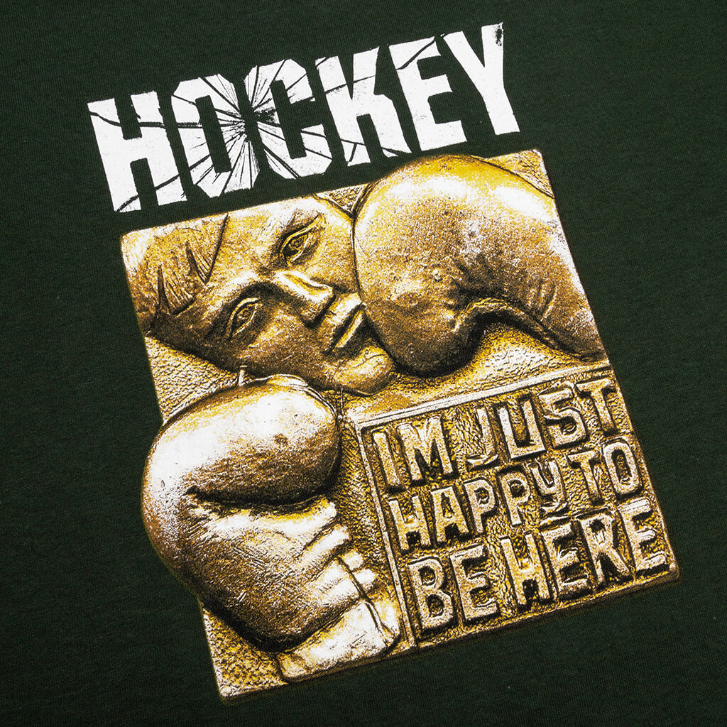Happy To Be Here Tee - Forest Green