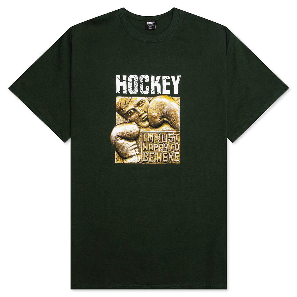 Happy To Be Here Tee - Forest Green
