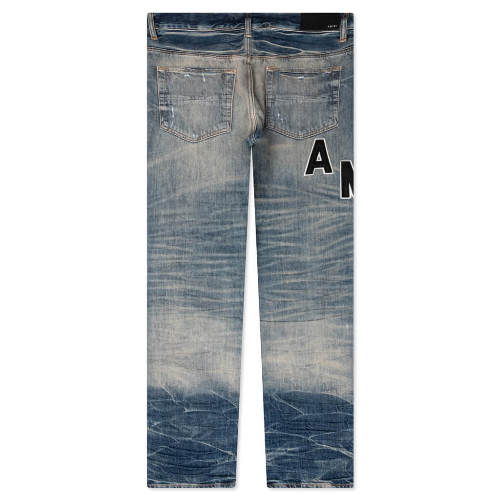 Hockey Logo Straight Jean - Vintage Logo
