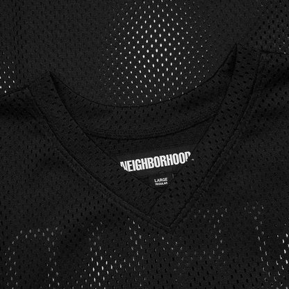 Hockey S/S V Neck - Black