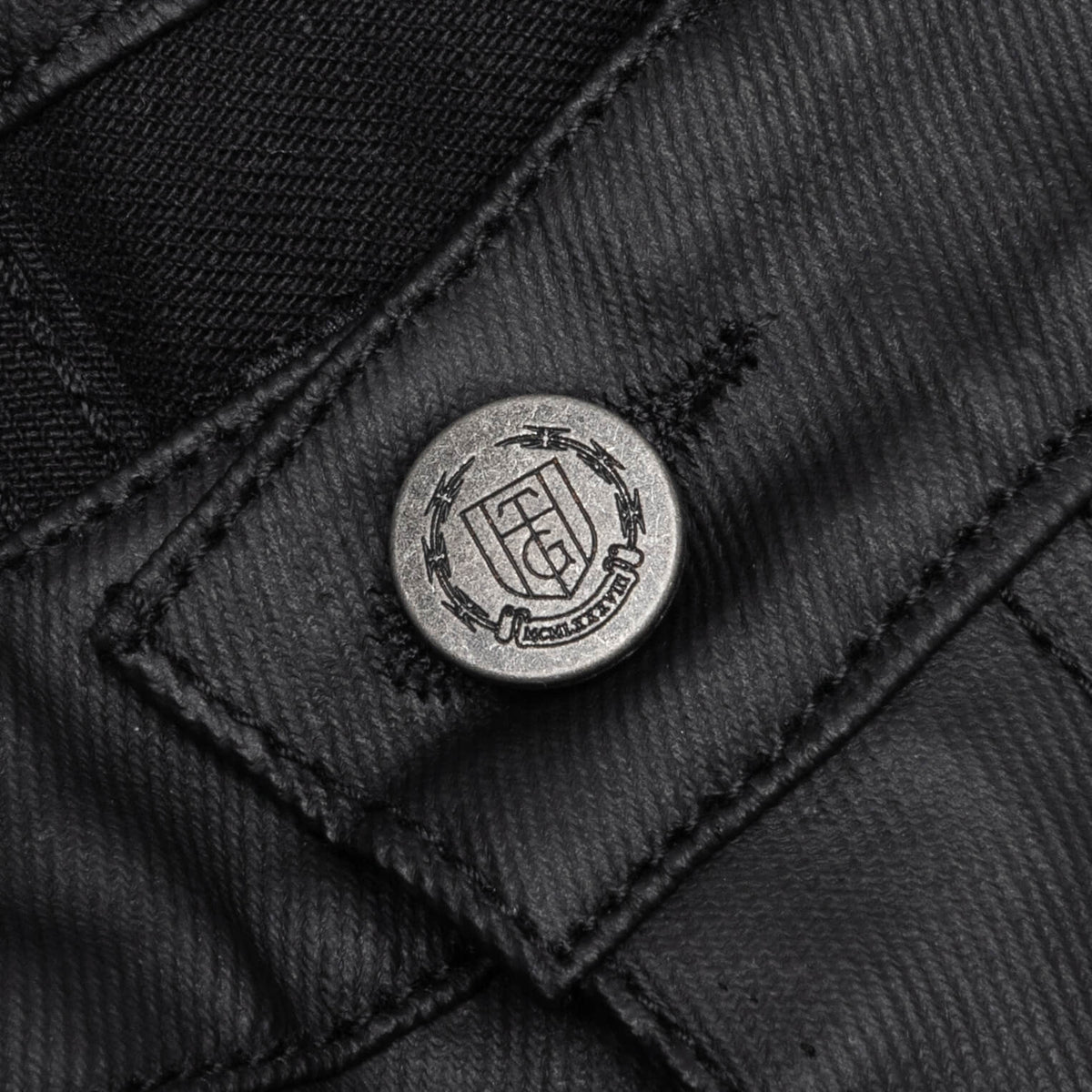 HTG Wax Denim Pant - Black