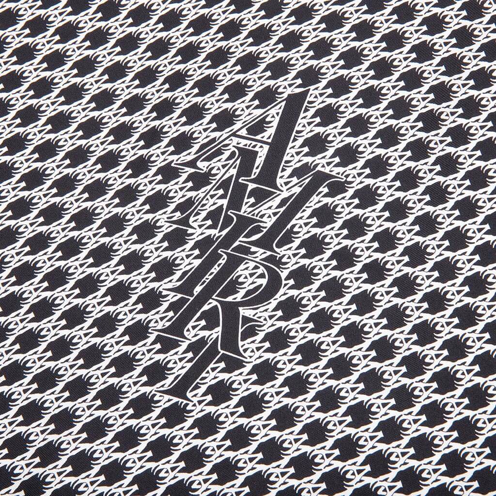 Houndstooth Bowling Shirt - Black