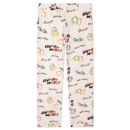 Printed Chino Pants - White