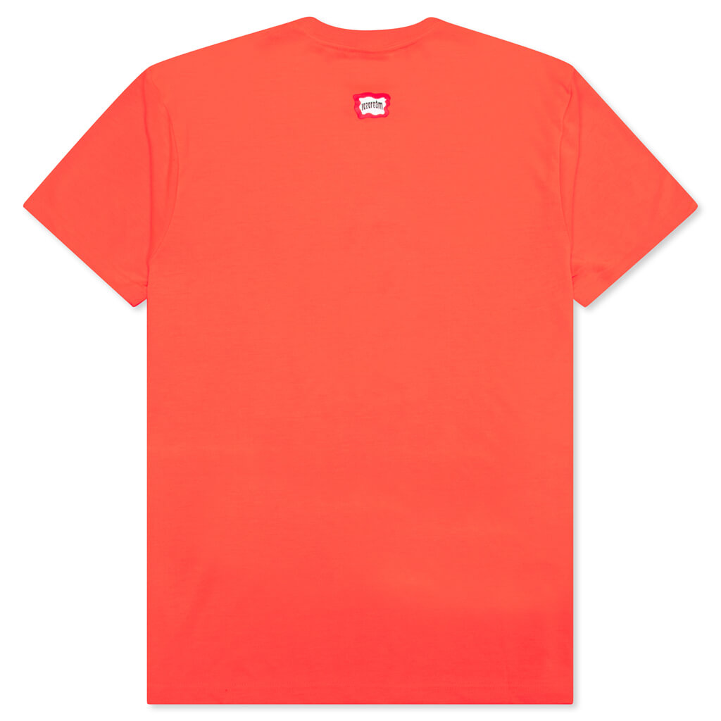 Cone Man S/S Tee - Neon Red