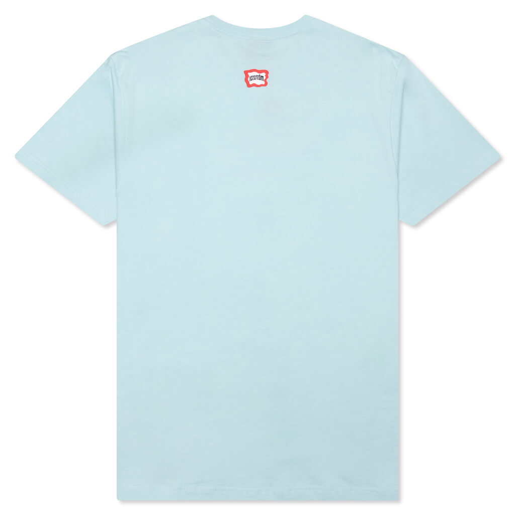 Palm S/S Tee - Cool Blue