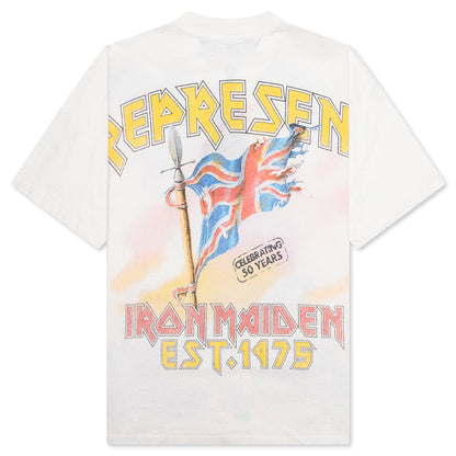 Represent x Iron Maiden Steed T-Shirt - Flat White