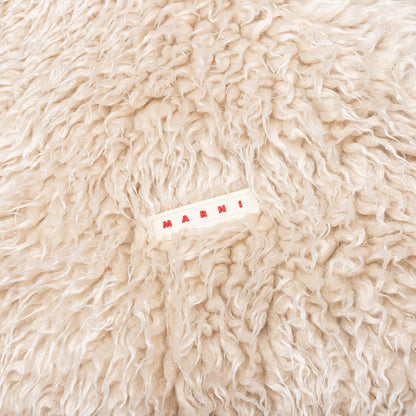 Shaggy Fleece Faux Fur Jacket - Glass