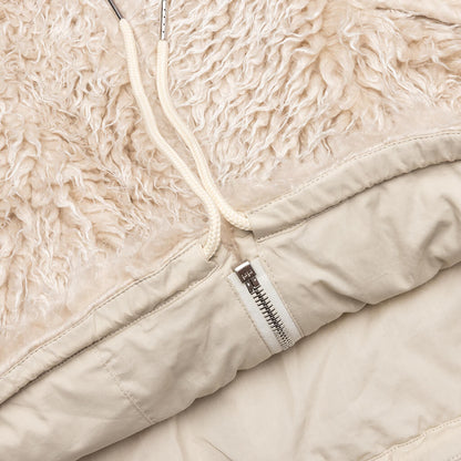 Shaggy Fleece Faux Fur Jacket - Glass