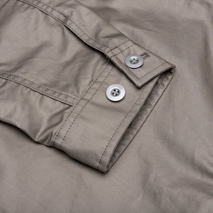 Multi-Pocket Chore Jacket - Grey Beige