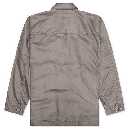 Multi-Pocket Chore Jacket - Grey Beige