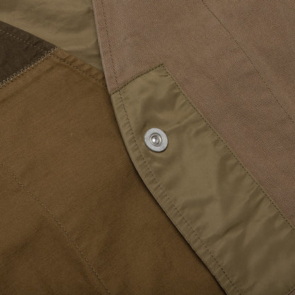Patchwork Liner Jacket - Khaki Mix