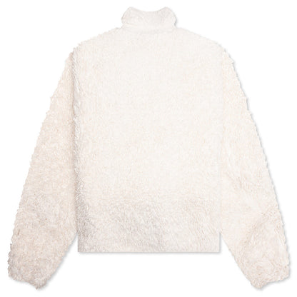 Cotton Fleece Jacket - Eggshell