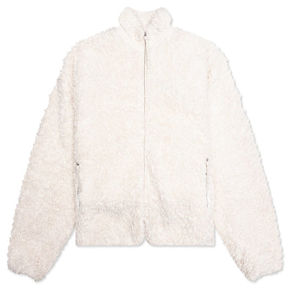 Cotton Fleece Jacket - Eggshell