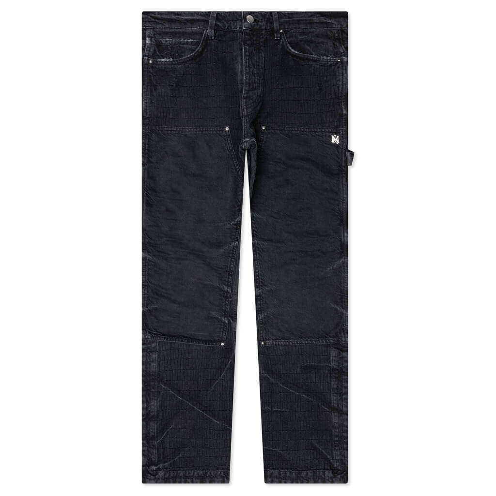 Jacquard Carpenter Jean - Faded Black