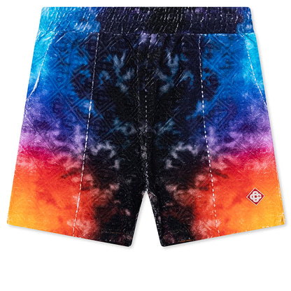 Gradient Towelling Shorts - Tie Dye
