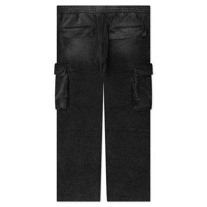 Jersey Cargo Pants - Black