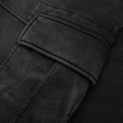 Jersey Cargo Pants - Black
